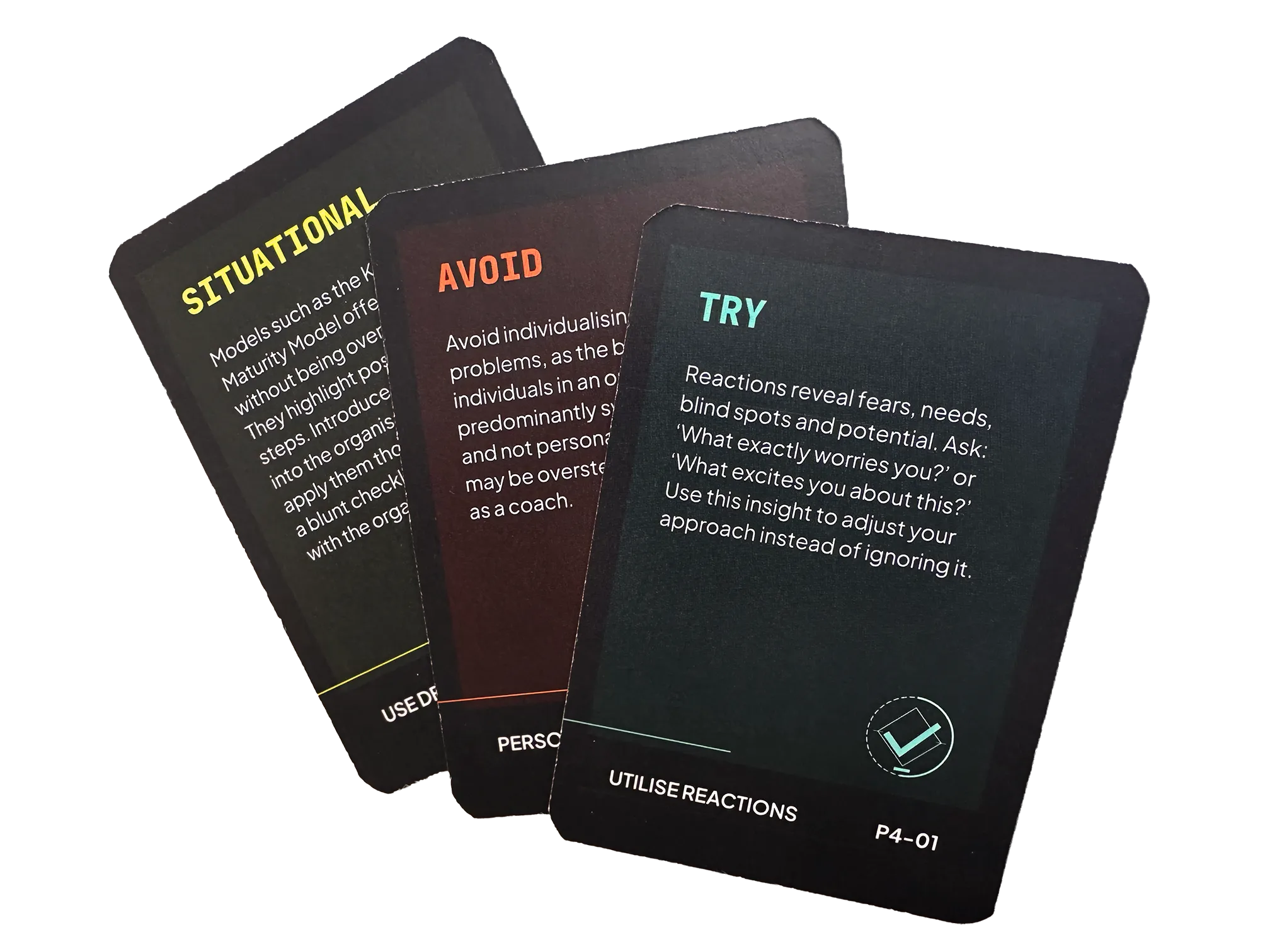 Coaching Pattern Cards Flip sides